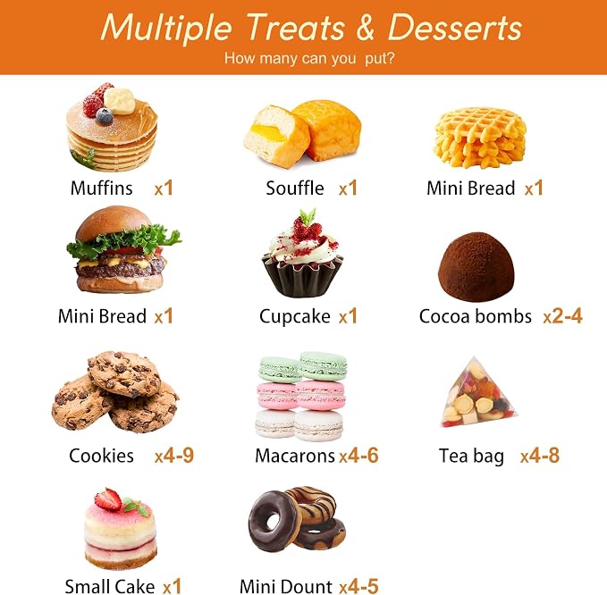 Brown 50pcs Cookie Boxes for Gift Giving, 4x4x2.5 Inches Small Bakery Boxes with Window, Kraft Paper Treat Boxes, Pastry Boxes for Dessert, Macarons, Cupcake, Donuts,Valentine, Wedding & Home Use