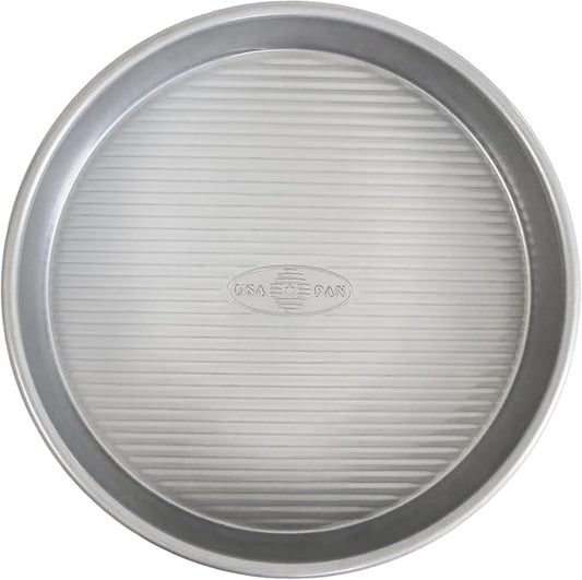 USA Pan Bakeware Round Cake Pan, Nonstick & Quick Release Coating, 9-Inch,Aluminized Steel (Pack of 6)