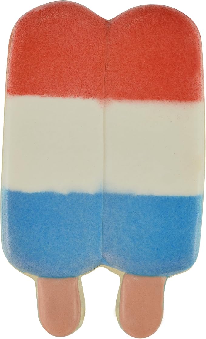 R&M Summer Treats Cookie Cutter 5-Piece Gift Set-Includes Ice Cream Cone, Snow Cone, Popsicle, Twin Pop Cookie Cutter with Recipe Card - Steel
