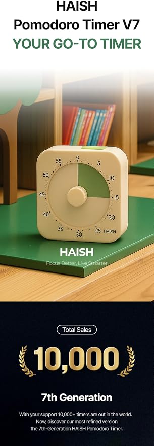 60 Minute Visual Timer for Kids - Premium Countdown Timer with Magnetic Back & Pause Function, Silent Operation for Classroom Teaching Home, Time Management Tool(Batteries Included) (Purple)