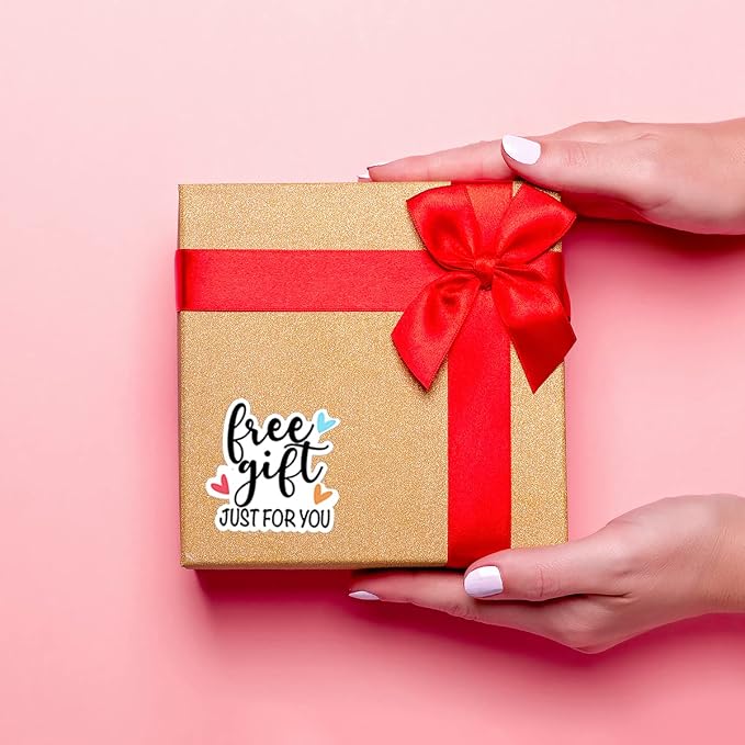 Littlefa Cute Just for You Stickers, Free Stuff Stickers for Small Business Handmade, Freebies Sticker for Gift Bags Packaging Boutique Stuff 500 PCS