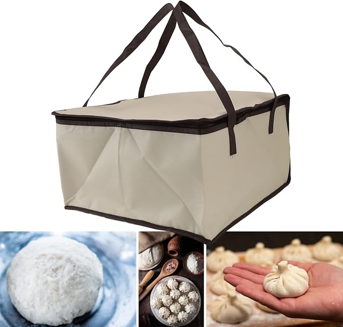 HEEPDD Foldable Bread Proofing Box, Portable Dough Proofer Dough Warming Box with Temperature Control Timer for Bread Pizza Yogurt Fermentation Food Grade Material (35L US Plug 110V)