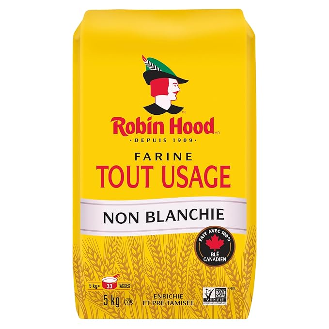 Robin Hood All Purpose Unbleached Flour 5kg bag {Imported from Canada}