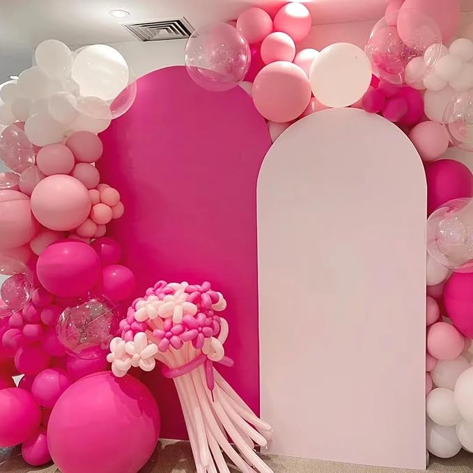 Voircoloria Hot Pink Balloons, 66pack 12inch Dark Pink Latex Party Balloons for Wedding, Birthday, Graduation, Bridal Shower, Baby Shower, Gender Reveal, Anniversary, Anniversary Party Decorations