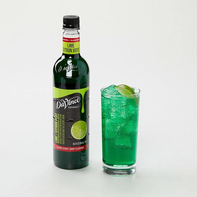 DaVinci Gourmet Classic Lime Syrup, 25.4 Fluid Ounces (Pack of 1)
