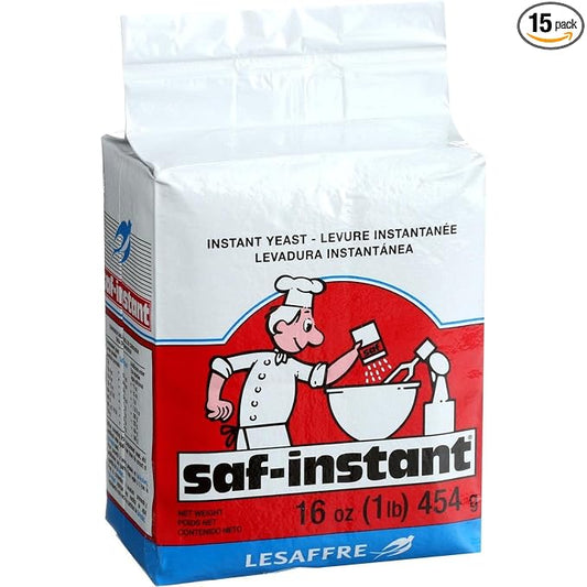 Saf Instant Yeast, 1 Pound Pouch - 15 Pack15