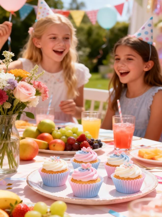 300 Pcs Gradient Color Cupcake Liners, Cake Baking Cups - Gradient Cupcake Wrappers, Standard Muffin Cupcake Wrappers Holders (Base Dia 1.97in, Height 1.18in, Top Dia 2.76in) (Gradient)