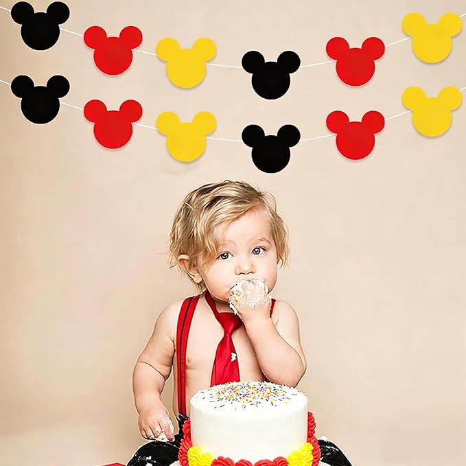 Vuzvuv 48Pcs 6In Paper Cutouts with 100Pcs Glue Points Stickers, Cut Outs Bulletin Board Decorations for Birthday Party Theme Decor Supplies