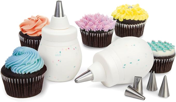 Prepworks by Progressive 8-Piece Frosting Bulb Decorating Kit (Confetti)