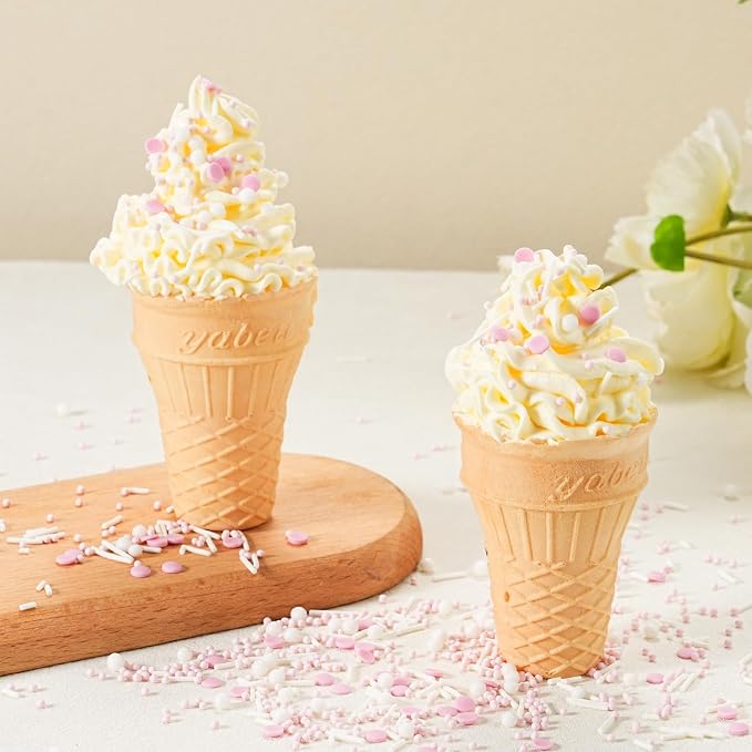 Dye Free Pink and White Sprinkles - 4.2 oz No Artificial Dyes Confetti Nonpareils Pearls Jimmies Mix for Cake Decorating, Cupcake Topper & Baking - Natural Color Pink White Sprinkle for Baby Shower Birthday
