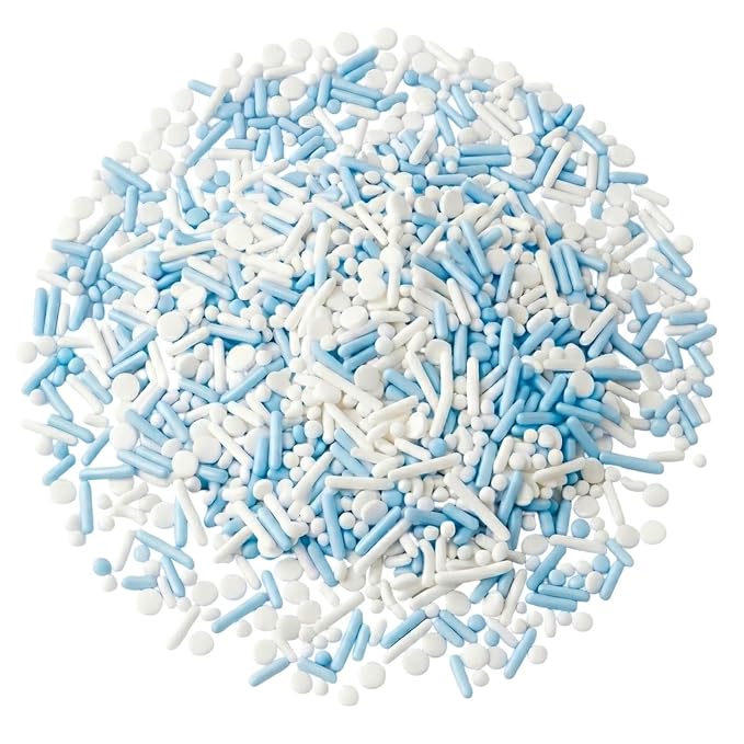 Manvscakes, No Artificial Dyes, Blue Sprinkles, Natural Sprinkles, Gluten Free, Birthday Sprinkles, Blue Cake Decorations, Star Sprinkles, Cookies, Fondant Cake, Natural Dessert Toppings, 3oz