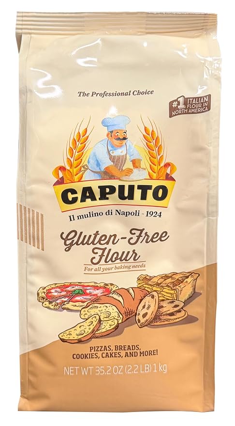 Antico Molino Napoli Antimo Caputo Pizza Flour, Gluten Free, 2.2 Pound (Pack of 4)