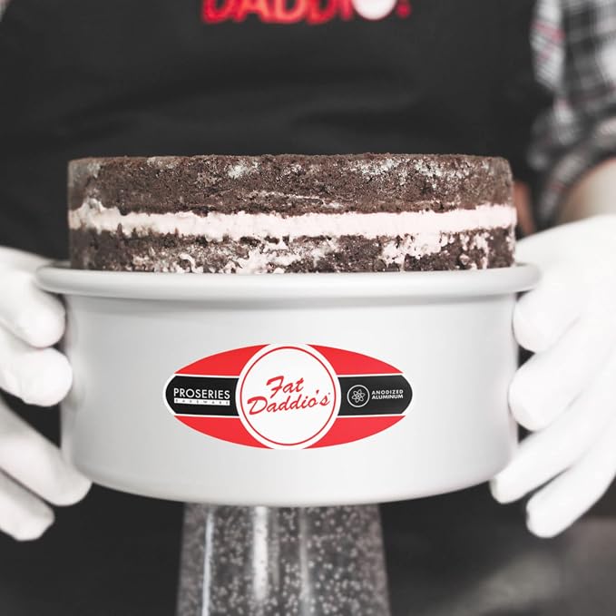 Fat Daddio's PCC-63 Round Cheesecake Pan, 6 x 3 Inch, Silver