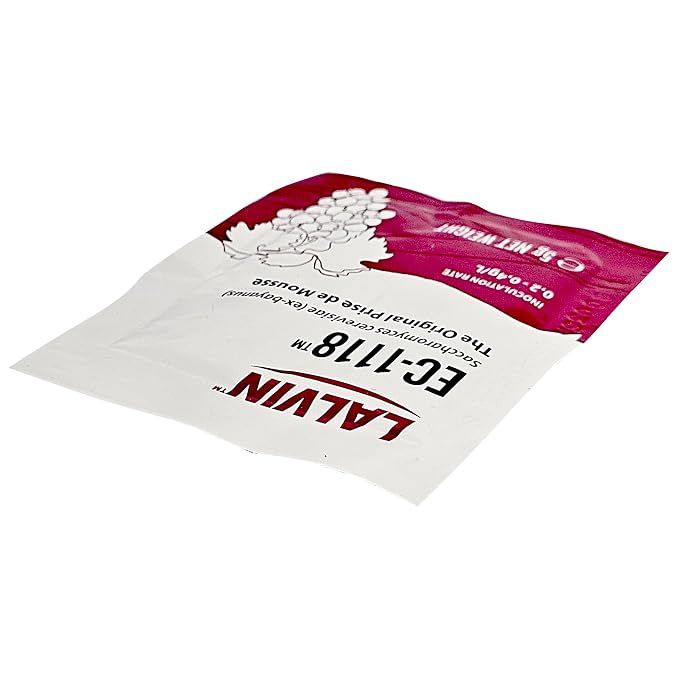 Lalvin EC-1118 Saccharomyces bayanus (10 Packs)