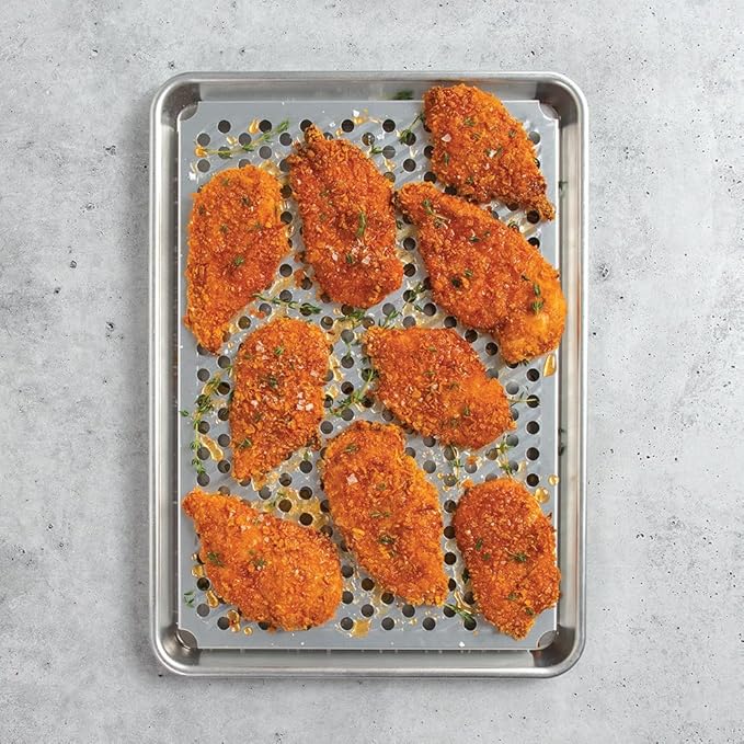 Nordic Ware Naturals Half Sheet with Multi-Purpose Oven and Cooling Rack