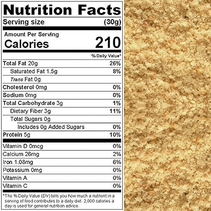 Walnut, Raw Flour/Meal, Californian Luscious, Finely Ground, Fresh, Cooking, Baking, Protein, Fiber, Healthy, Breads, Useful, Packed in a Resealable 5 lbs. (80 oz.) Pouch bag by Presto Sales LLC