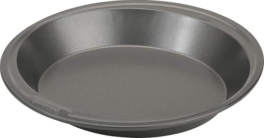 GoodCook Everyday Pie Pan Scratch-Resistant Nonstick Heavy Duty Steel Construction with Wide Rim, 9-Inch, Gray (Pack of 12)