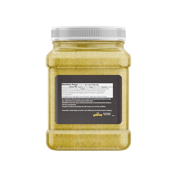 Birch & Meadow 4 Cups of Nutritional Yeast Flakes, Yummy Nooch, Cheesy Flavor, Popcorn & Casseroles (11.2 Ounce)