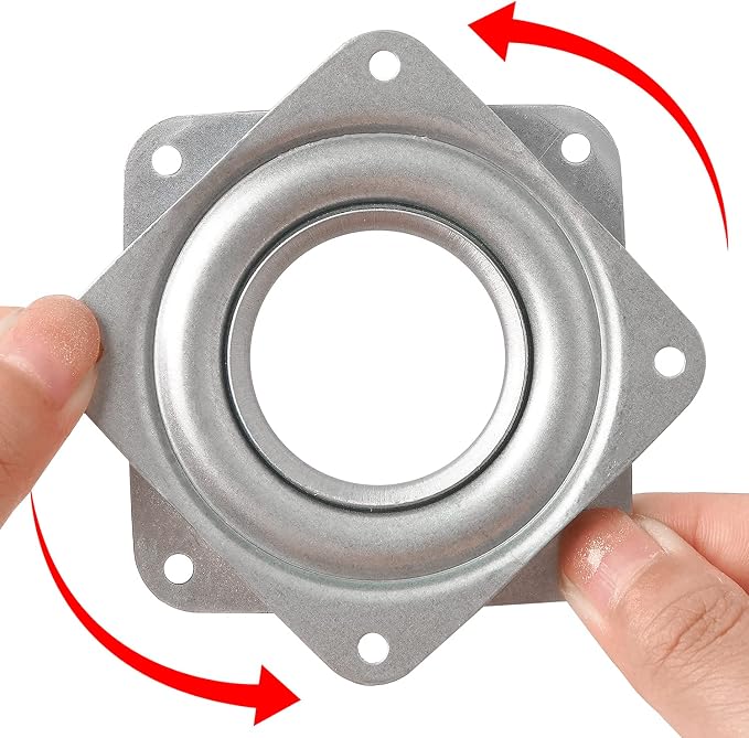 2 Pack 3" Lazy Susan Turntable 200 LBS pounds Steel Ball Bearing Rotating Tray Strong Sturdy Table Cabinet Low Profile