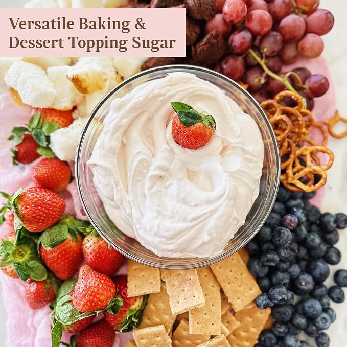 Whipzi Black Cocoa Flavored Powdered Sugar - Confectioners Sugar for Baking, Frosting, Royal Icing, Glazes, Coffee & Desserts - 1:1 Powdered Sugar Replacement, Gluten Free, Vegan Baking Sugar - 3 Pack