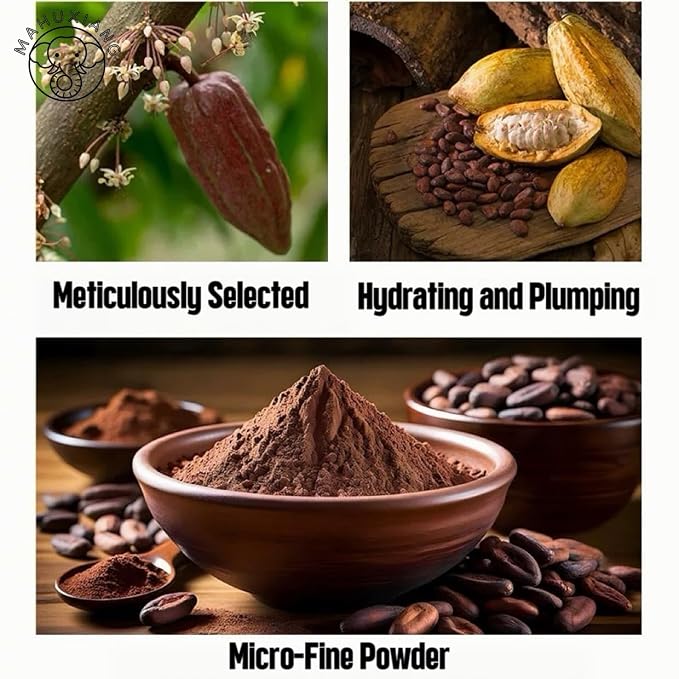 MAHUXIANG Alkalized Cocoa Powder (3.52 oz / 100 g) — Dutch-Processed Cocoa for Baking, Desserts & Hot Cocoa, No Added Ingredients, Gluten-Free