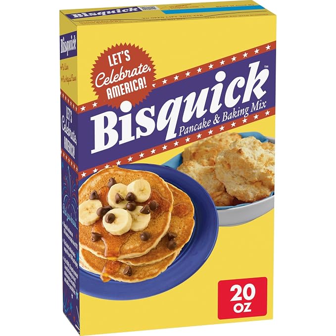 Betty Crocker Bisquick Pancake and Baking Mix, Original, Makes About 30 Pancakes, 20 oz
