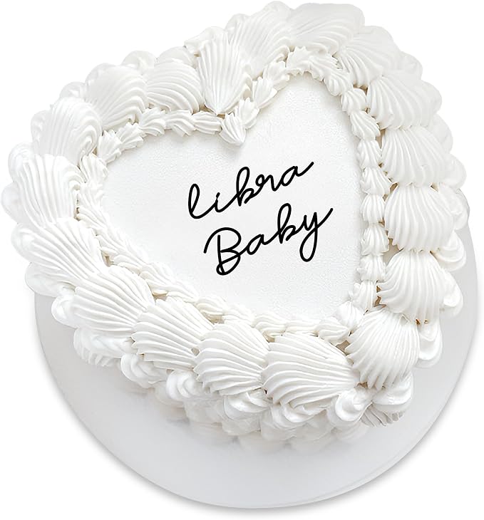 Libra Cake Topper – Zodiac Birthday Decoration for Libra Season, Horoscope Party Supplies for Baby or Adult Birthday (libra baby)