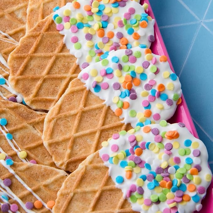 Sweets Indeed, Bulk Rainbow Sprinkles, 1.2 pounds, Sprinkle Mix, Perfect for Cake Decorations, Baking Ice Cream Cookies Cupcake Topper (Rainbow Confetti)