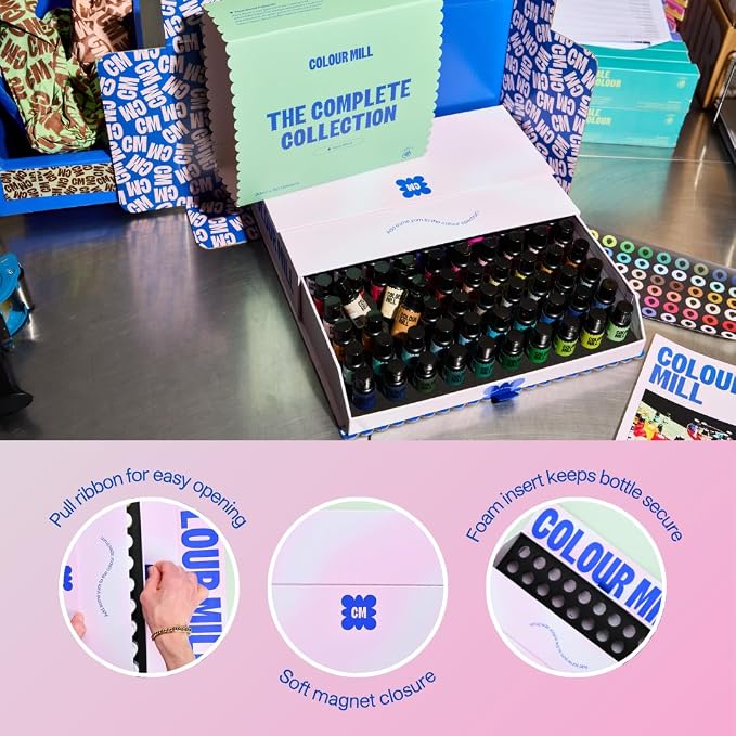 Colour Mill Aqua Blend Water-Based Food Coloring, 20 Milliliters - Complete Collection - All 60 Colors