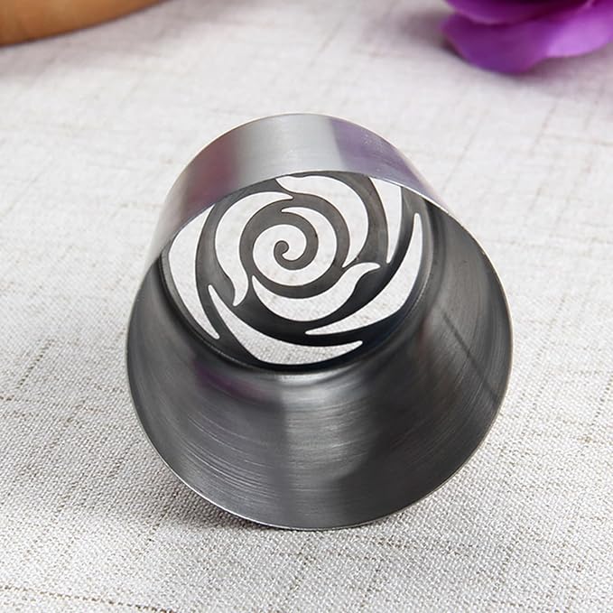 Extra Large Russian Piping Tips - Stainless Steel Flower Nozzles Set for Cake Decorating, Rose & Floral Icing Tips for Cupcakes, Cookies Professional Baking Tools (XXL, Style 40)