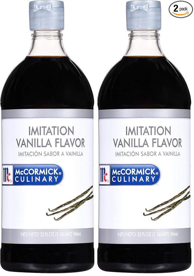 McCormick Culinary Imitation Vanilla Flavor, 32 fl oz (Pack of 2)