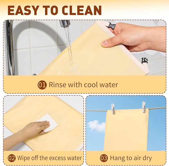 2 Pack Beeswax Bread Bags for Sourdough Homemade Bread – 17x13 Inch XL, Reusable Bread Storage Bags with Natural Cotton & Beeswax Lining to Keep Loaves Fresh, Freezer Safe