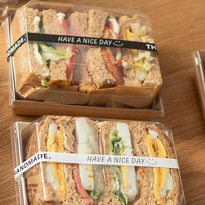 40 Pack Paper Charcuterie Boxes with Clear Lids, 7 x 5 Inch Brown Disposable Take Out Bakery Container, To Go Boxes for Cake Slice, Cupcakes, Sandwiches, Cookies, Cocoa Bombs, Salads