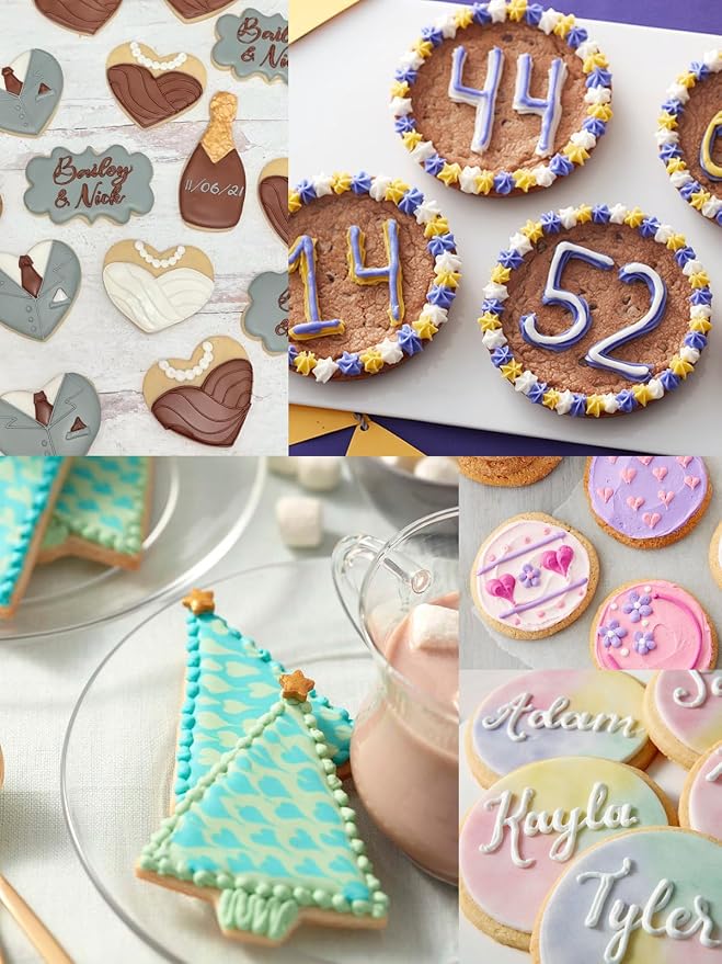 #3 Piping Tip for Writing, Tiny Detail, Dots, Royal Icing (3-Piece Set) – Precision Decorating Tools for Stunning Cakes and Pastries
