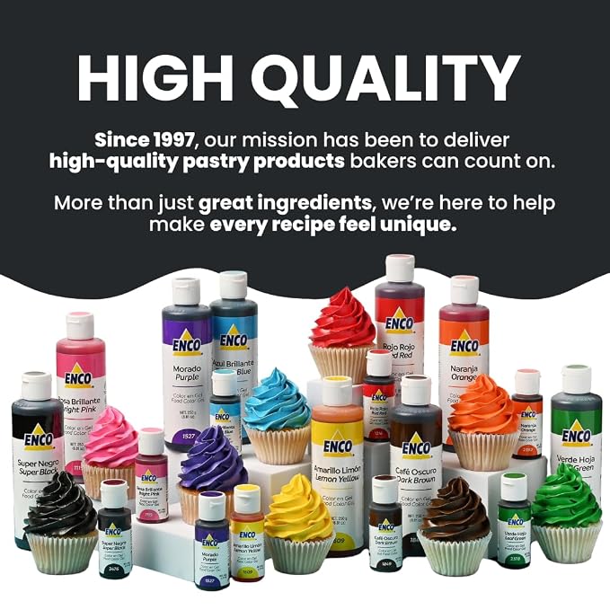 ENCO Gel Food Coloring 8.8 oz (Super Black)