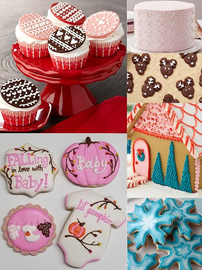 Royal Icing Piping Tips 1 2 3,Small Round Icing Tips for Detail Writing,Cookie Cake Cupcake Decorating