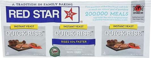 Red Star Instant Quick Rise Dry Yeast, 3 ct