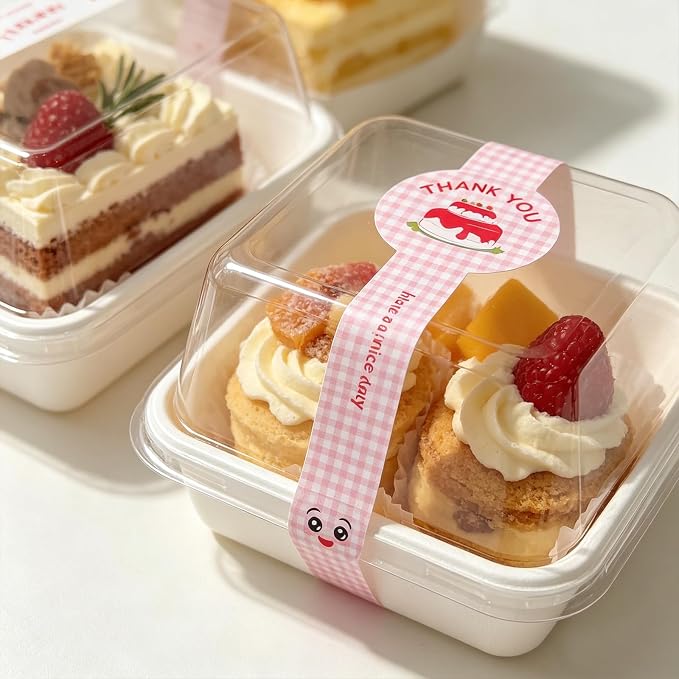 300pcs Colorful Handmade Food Baking Label Stickers for Baked Goods Packaging (StyleG)