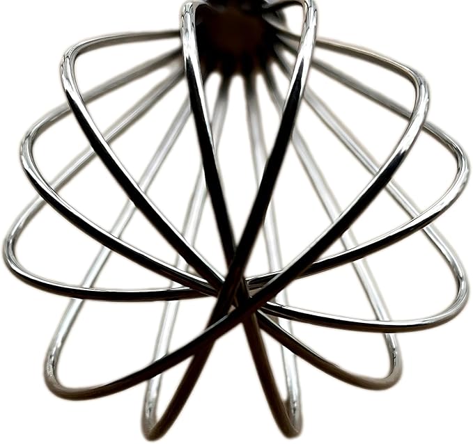10-inch stainless steel whisk, suitable for mixing batter, whipping cream and mixing seasonings (304 egg beater steel wire thickened)