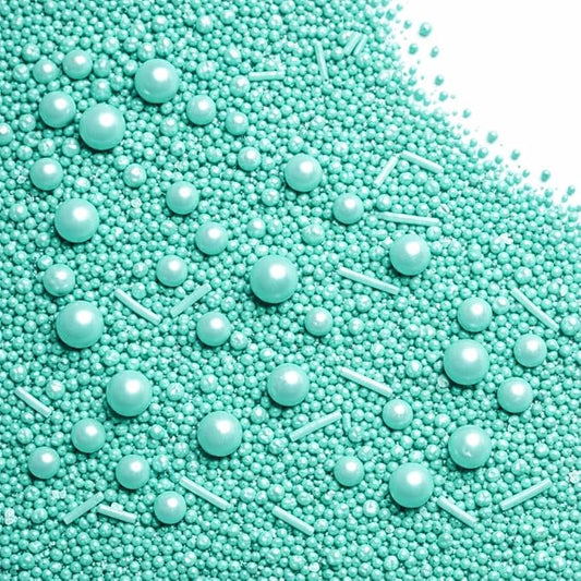 Confect Mint Green Sprinkles – Premium Pastel Green Pearl Cake & Cupcake Sprinkles (4.2 oz) – Bake Stable Edible Decorating Sprinkles for Cookies, Baking & Cake Decorations – Soft Chew, No Synthetic Dyes