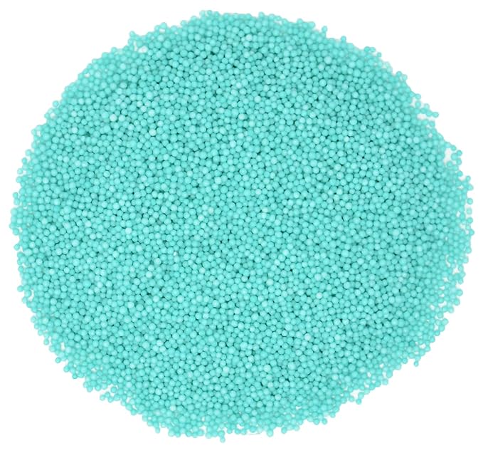 Mystic Sprinkles Solid Color Nonpareils 3.8oz Bottle (Terrifically Teal)