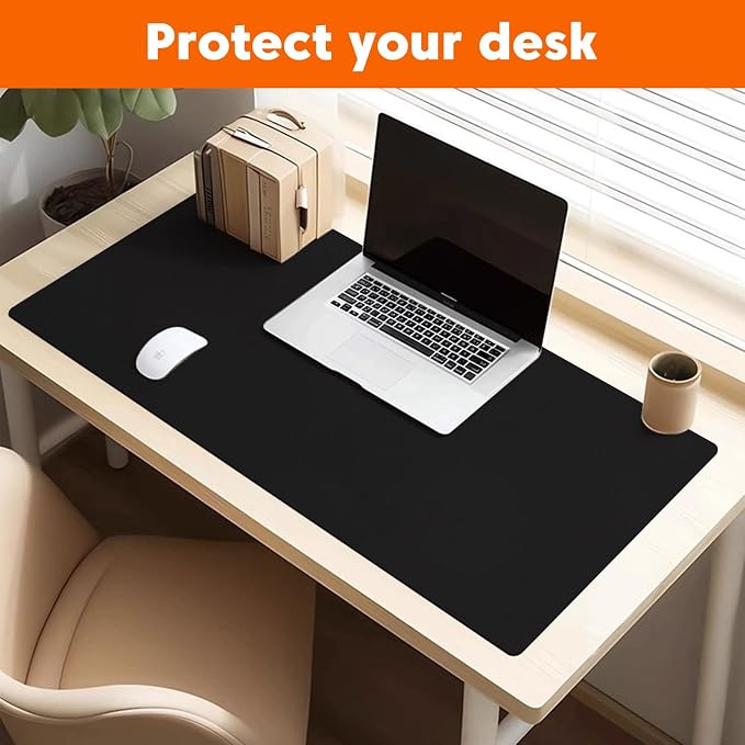 Large Silicone Mat for Kitchen Counter, 20" x 80" Cuttable Heat Resistant Mats for Countertop, Suitable for Kitchen Counter, Dining Tables, Desks, Buffet Cabinet, etc. Skin-Friendly Material, Black