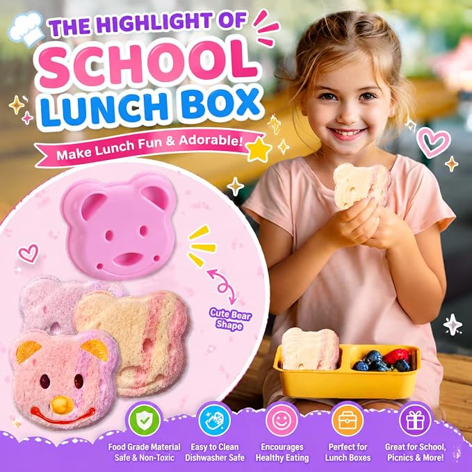 Carolart Kids Cooking Sets Real with Knife, Kids Baking Set for Girls | Montessori kitchen tools with safe knives, hat and apron,chef set gift for girls