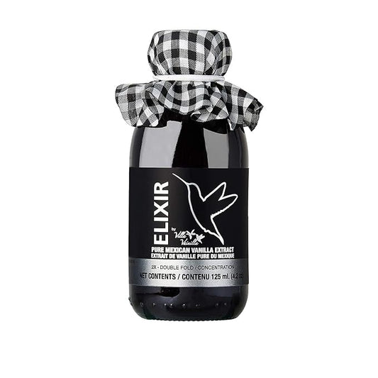 Villa Vainilla Pure Vanilla Extract - Elixir Premium Mexican Vanilla | All Natural Pure Vanilla Extract | For Chefs and Home Cooking | Perfect for Baking, Dessert Making | Vanilla Extracto | 4.2 oz