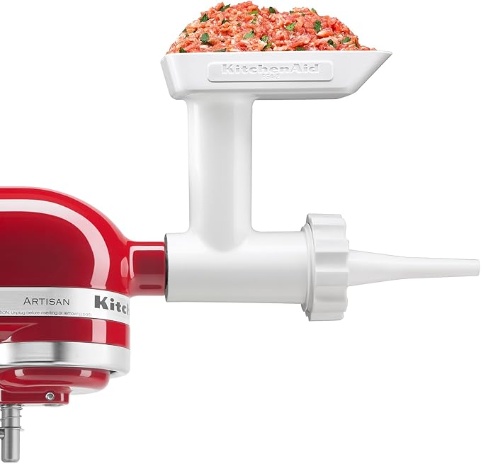KitchenAid KN12AP Stand Mixer Attachment Pack 3 with Food Grinder, Citrus Juicer and Sausage Stuffer