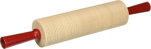 Bethany Housewares Wood Rolling Pin Corrugated Bulk