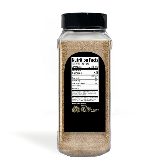 GranAroma Demerara Sugar, 1.8 lb, Sweets & Beverages, Cooking & Baking, Raw Crystals