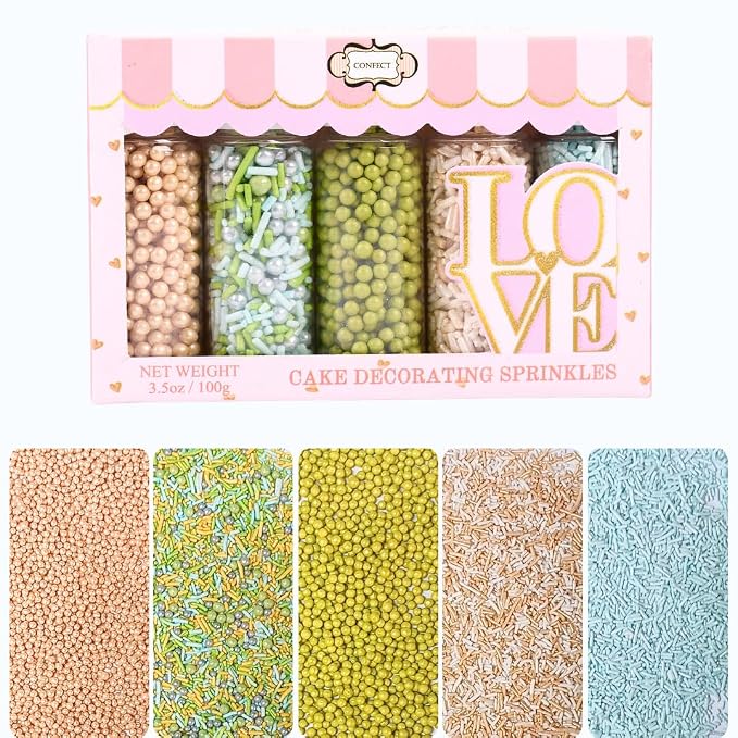Confect Fusion Mashup Sprinkles FM Multipack 47 100 GMS for Cake Cupcake Décor, Multicolor