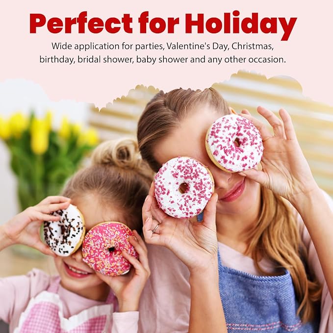 ZORRITA 24pcs Small Cookie Boxes with Window, 4x4x2.5 Inch Kraft Bakery Boxes with Stickers Dessert Treat Containers for Pastry Mini Cake Strawberry Donut Individual Cupcake