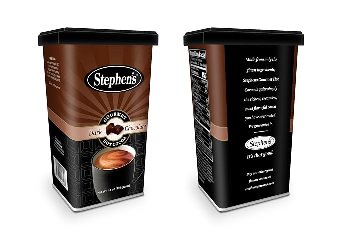 Stephen’s Gourmet Hot Cocoa Variety Pack, Peanut Butter Cup, Milk Chocolate and Dark Chocolate Hot Chocolate Drink for Cozy Winter Beverages, 14 Ounce (Variety Pack)